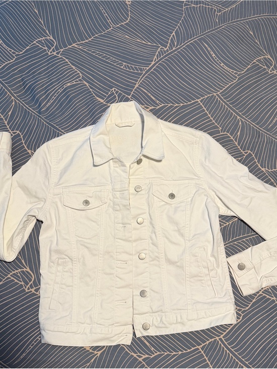 GAP Jackets & Blazers - Crisp White Denim Gap Jacket like new!